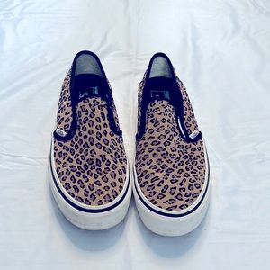 VANS animal print slip on shoes. Size 9M/ 10.5 W.  Great condition.